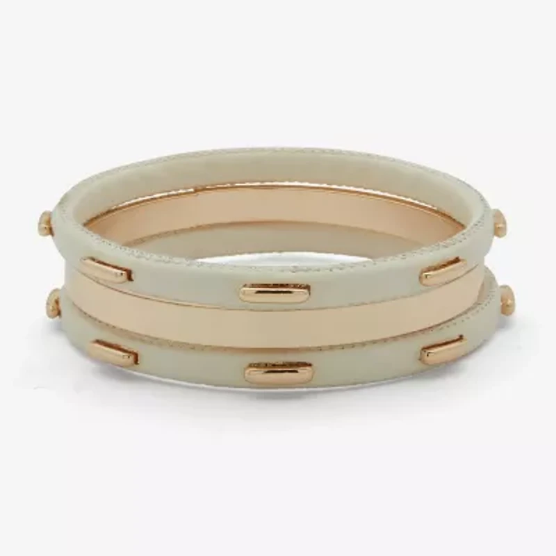 Worthington Gold Tone Womens 3-pc. Bracelet Set