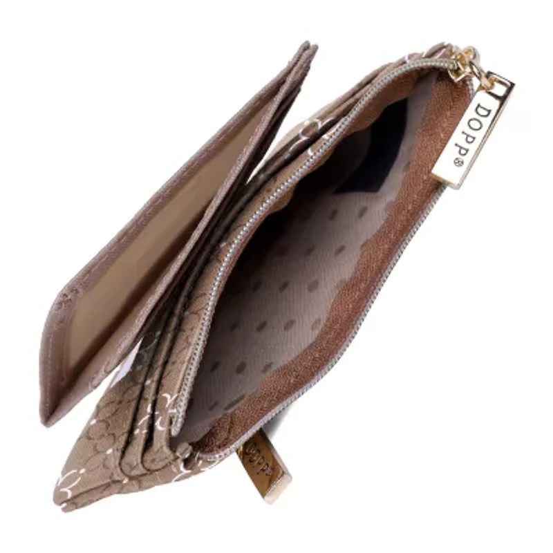 Dopp Large Id Coin Case Womens Rfid Blocking Wallet