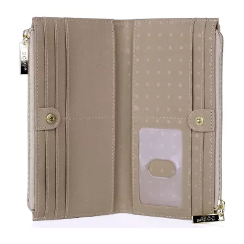 Dopp Leather Cosmopolitan Wallet Womens Rfid Blocking Envelope Wallet