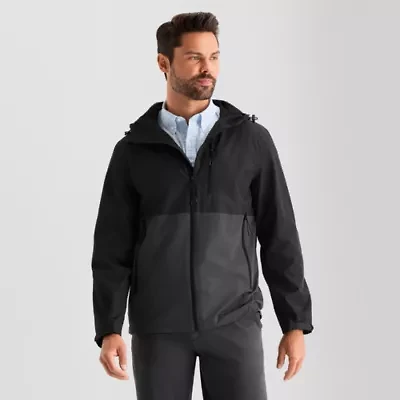 St. John's Bay Mens Water Resistant Lightweight Raincoat