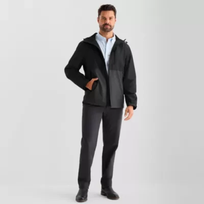 St. John's Bay Mens Water Resistant Lightweight Raincoat