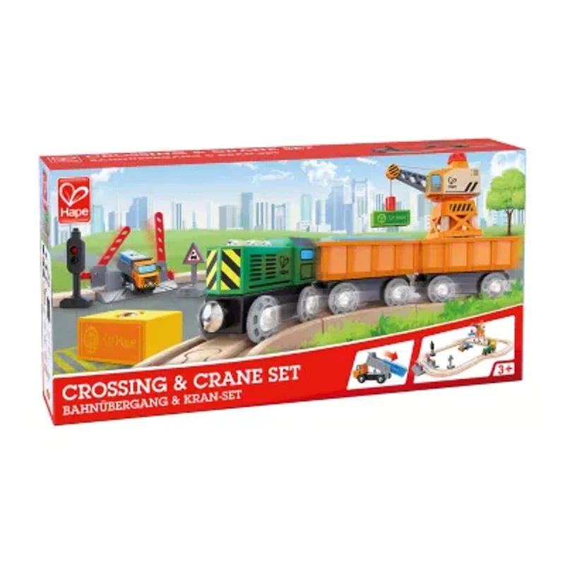 Hape Crossing & Crane Truck