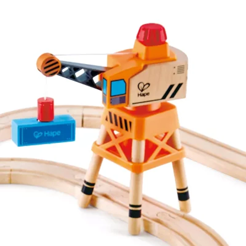 Hape Crossing & Crane Truck