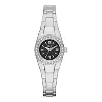 Relic® Payton Womens Silver-Tone Crystal-Accent Watch ZR34255