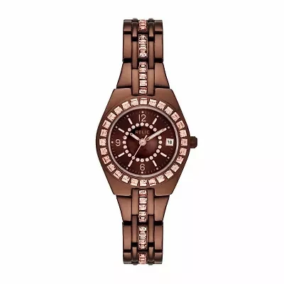 Relic By Fossil Womens Brown Bracelet Watch Zr12195