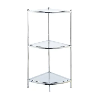 Convenience Concepts Royal Crest 3-Tier Corner Shelf