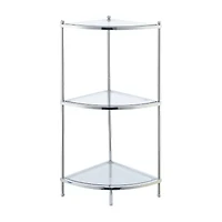 Convenience Concepts Royal Crest 3-Tier Corner Shelf