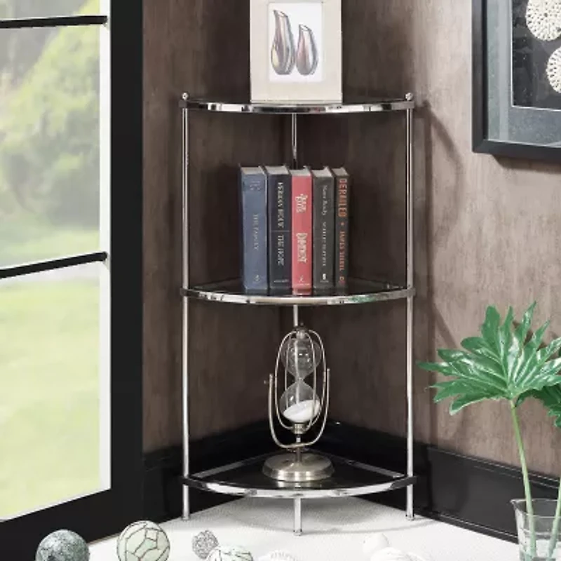 Convenience Concepts Royal Crest 3-Tier Corner Shelf