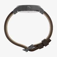 Timex Mens Brown Leather Strap Watch Tw4b23100jt