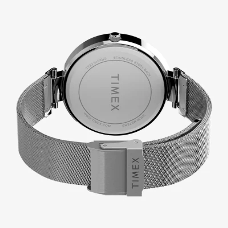 Timex Womens Silver Tone Stainless Steel Bracelet Watch Tw2v20600ji