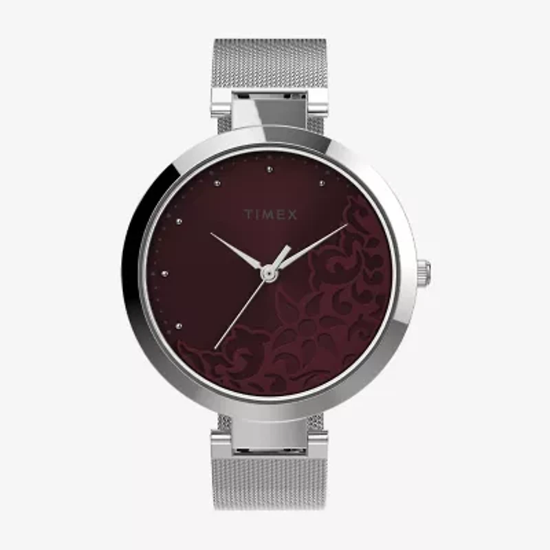 Timex Womens Silver Tone Stainless Steel Bracelet Watch Tw2v20600ji