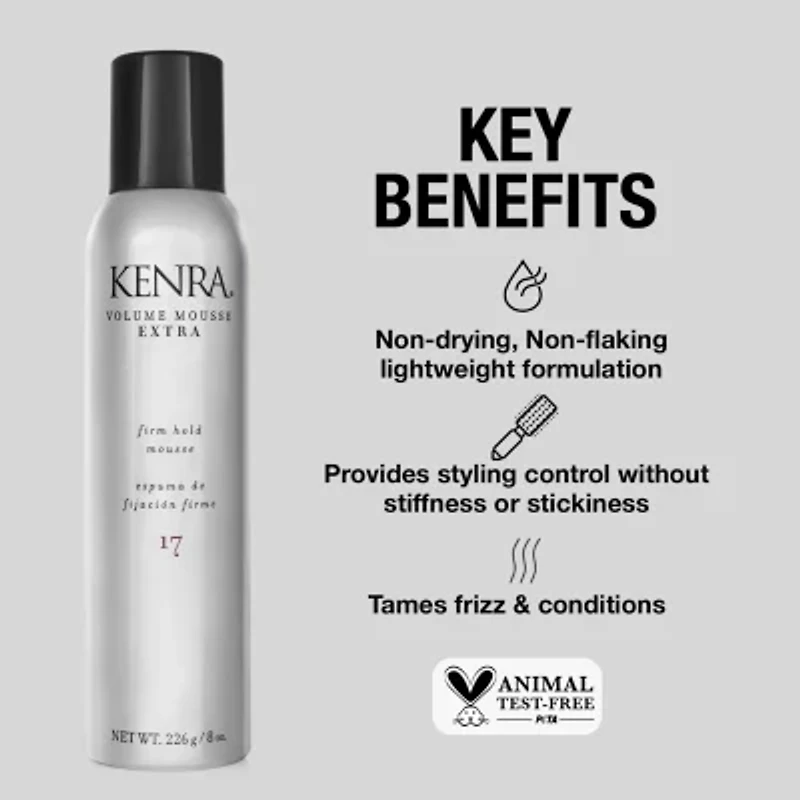 Kenra Professional Extra Volume Hair Mousse 8 oz.