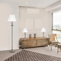 All the Rages Elegant Designs Traditionally Crafted With Shades 3-pc. Lamp Set