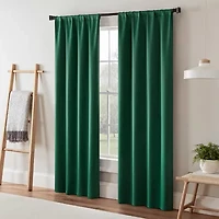 Eclipse Darrell Rod Pocket Blackout Single Curtain Panel