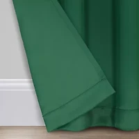 Eclipse Darrell Rod Pocket Blackout Single Curtain Panel