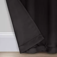 Eclipse Darrell Rod Pocket Blackout Single Curtain Panel