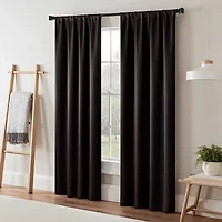Eclipse Darrell Rod Pocket Blackout Single Curtain Panel