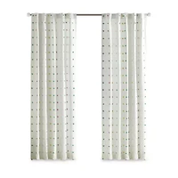 Intelligent Design Ensley 50"W X 84"L Rod Pocket Light-Filtering Single Curtain Panel