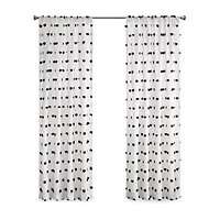 Intelligent Design Lauren Rod Pocket Embellished Sheer Single Curtain Panel