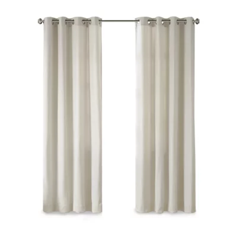Madison Park Oslow Grommet Top Light-Filtering Single Curtain Panel