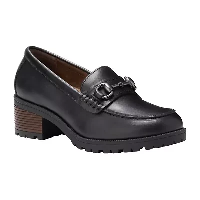 Eastland El Gwen Womens Round Loafers