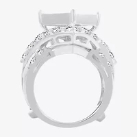 5 CT.T.W. Natural Diamond 14K White Gold Multi-Top Bridal Set