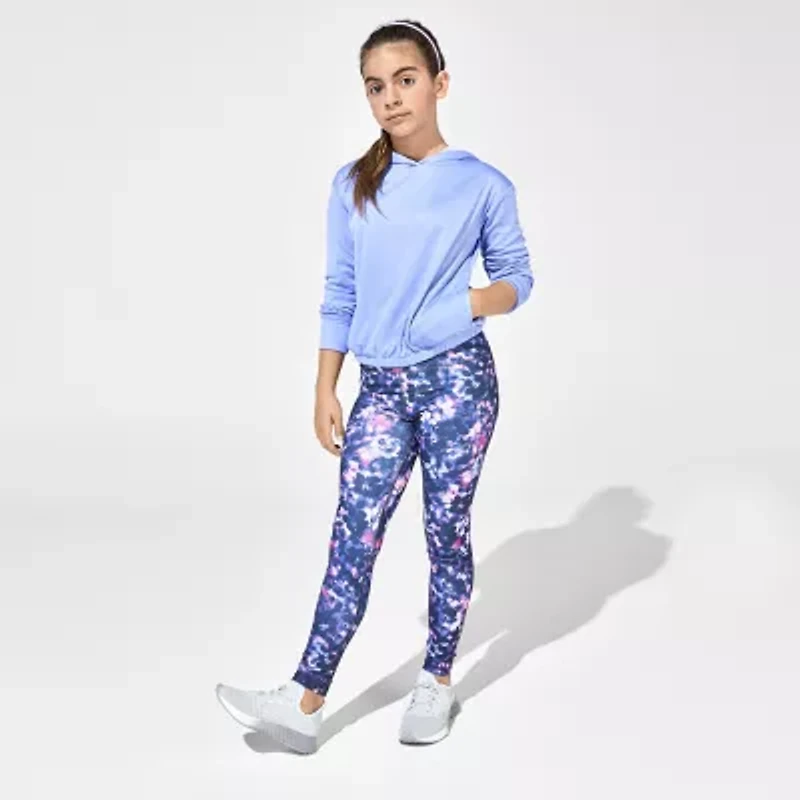 Xersion Little & Big Kid Girls Long Sleeve Active Hoodie