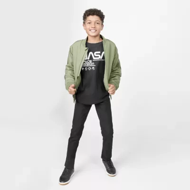 Thereabouts Little & Big Kid Boys Adjustable Waist Stretch Fabric Skinny Fit Denim Jean