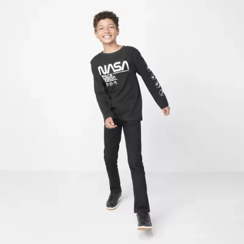 Thereabouts Little & Big Kid Boys Adjustable Waist Stretch Fabric Skinny Fit Denim Jean