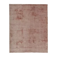 Weave And Wander Freya Solid Shag Indoor Rectangle Accent Rug