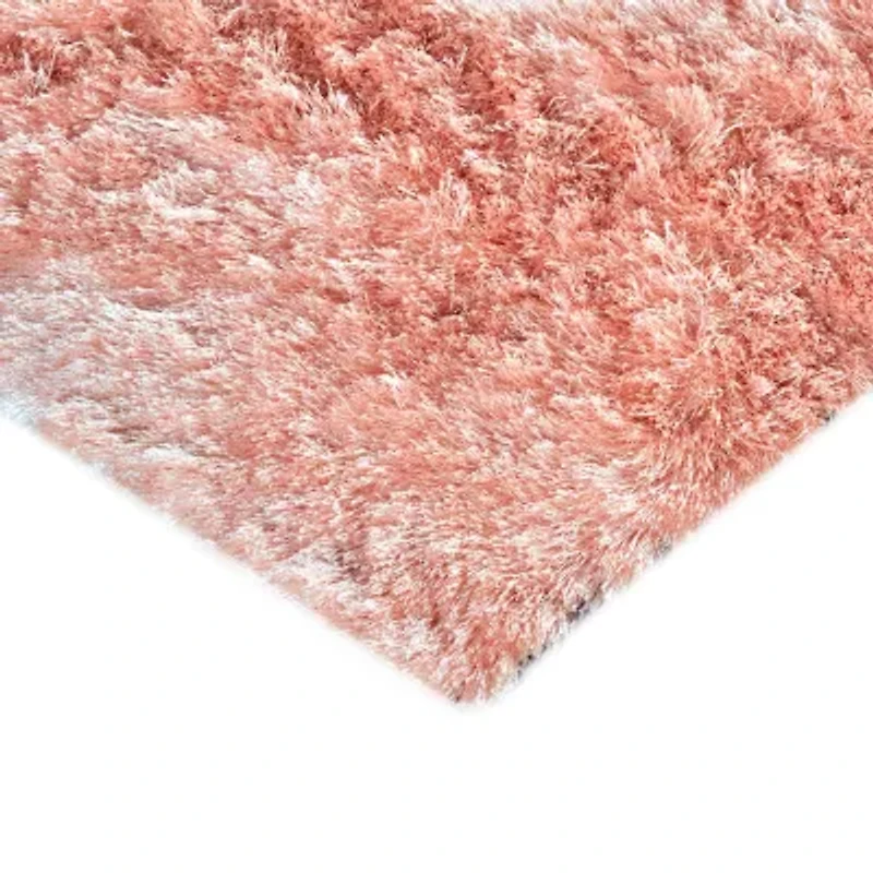 Weave And Wander Freya Solid Shag Indoor Rectangle Accent Rug