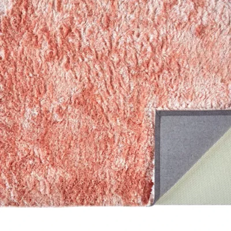 Weave And Wander Freya Solid Shag Indoor Rectangle Accent Rug