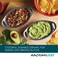 Rachael Ray Ceramic Oval 12-Oz. 2-pc. Au Gratin Dish