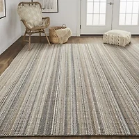 Weave And Wander Foxwood Solid Flatweave Indoor Rectangle Accent Rugs