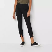 Stylus Womens Ankle High Rise Pull-On Pant
