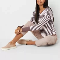 Stylus Womens Ankle Mid Rise Pull-On Pant