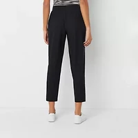 Stylus Womens Ankle Mid Rise Pull-On Pant