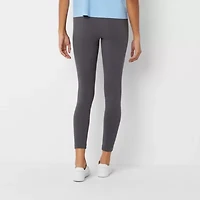 Stylus Womens Mid Rise Knit 26" 7/8 Ankle Legging