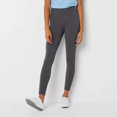 Stylus Womens Mid Rise Knit 26" 7/8 Ankle Legging