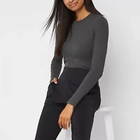 Stylus Womens Tapered High Rise Pull-On Pant