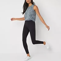 Stylus Womens Mid Rise Knit 26" 7/8 Ankle Legging
