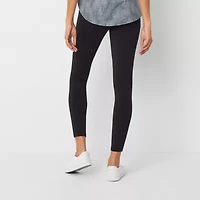 Stylus Womens Mid Rise Knit 26" 7/8 Ankle Legging