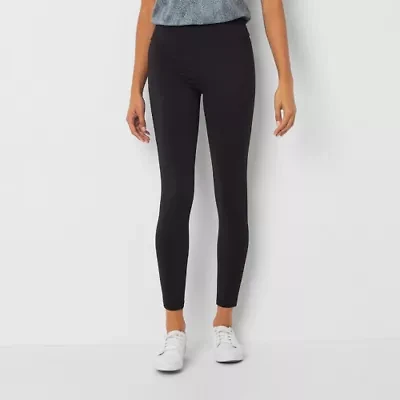 Stylus Womens Mid Rise Knit 26" 7/8 Ankle Legging