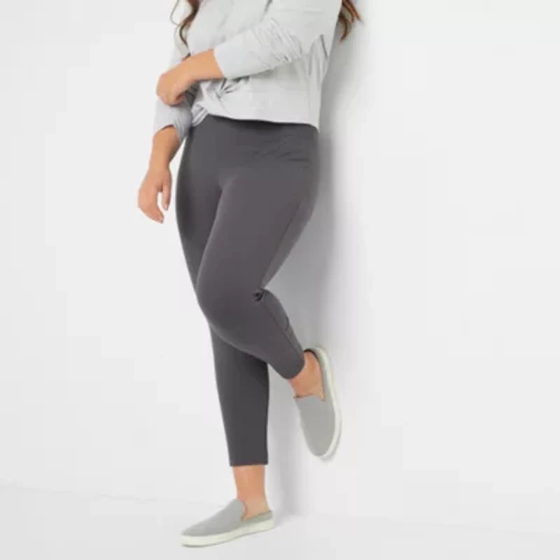 Stylus Womens Plus Skinny Mid Rise Pull-On Pant