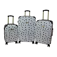 Jenni Chan Polka Dot 3-pc. Hardside Luggage Set