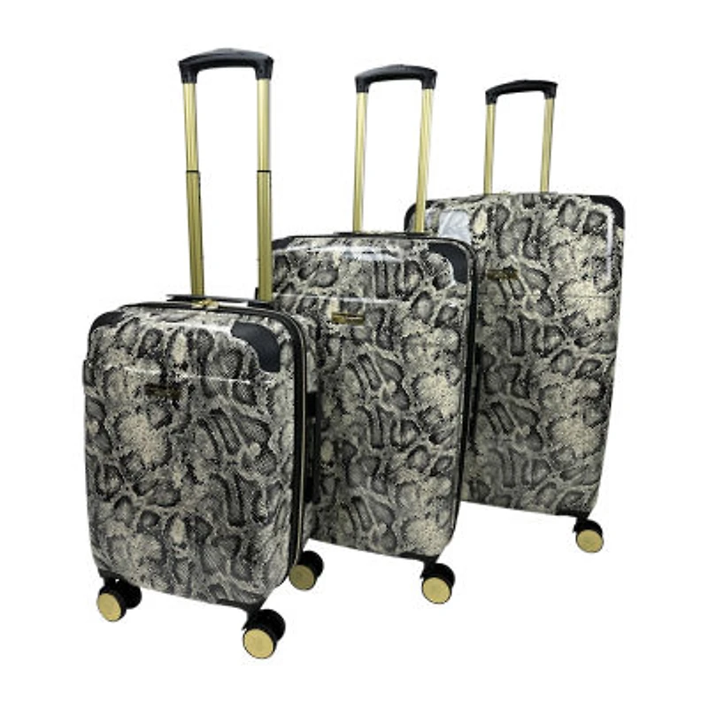 Jenni Chan Python 3-Pc. Hardside Luggage Set