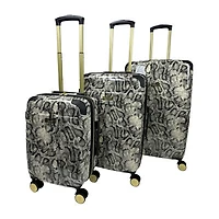 Jenni Chan Python 3-Pc. Hardside Luggage Set