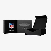 True Fans Fine Jewelry Mens Diamond Accent Genuine Black Onyx Sterling Silver Fashion Ring