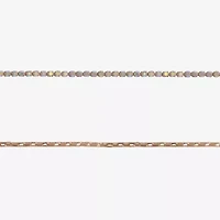 Arizona Gold Tone Womens Flower 4-pc. Necklace Set
