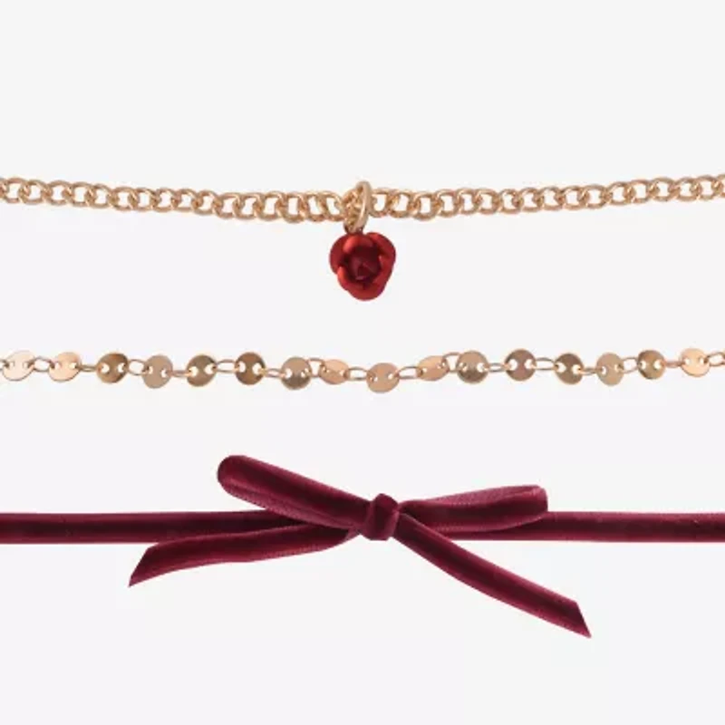 Arizona Gold Tone Bow Womens 5-pc. Bracelet Set